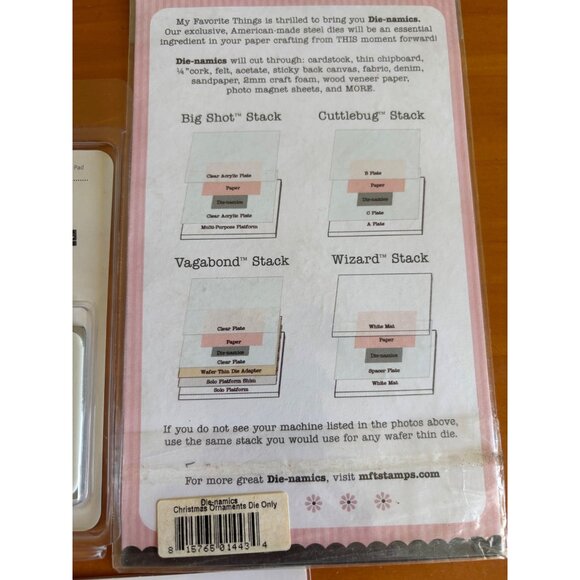 QuicKutz Die Namics, MFT Stamps Ornament & Halloween Cutting Dies Set Of 3 - Picture 11 of 12